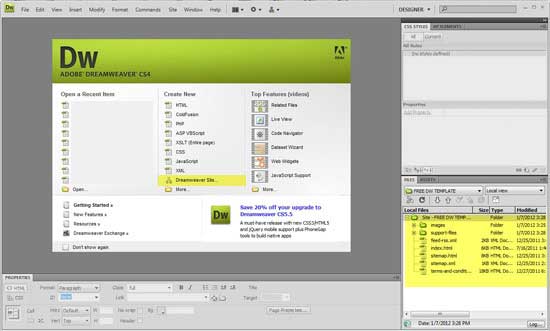 How To Create A Website With Dreamweaver